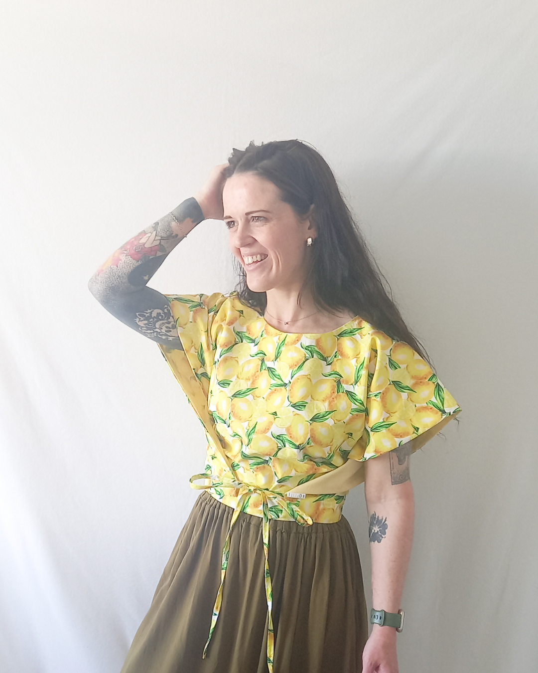 Charlie top in Lemon