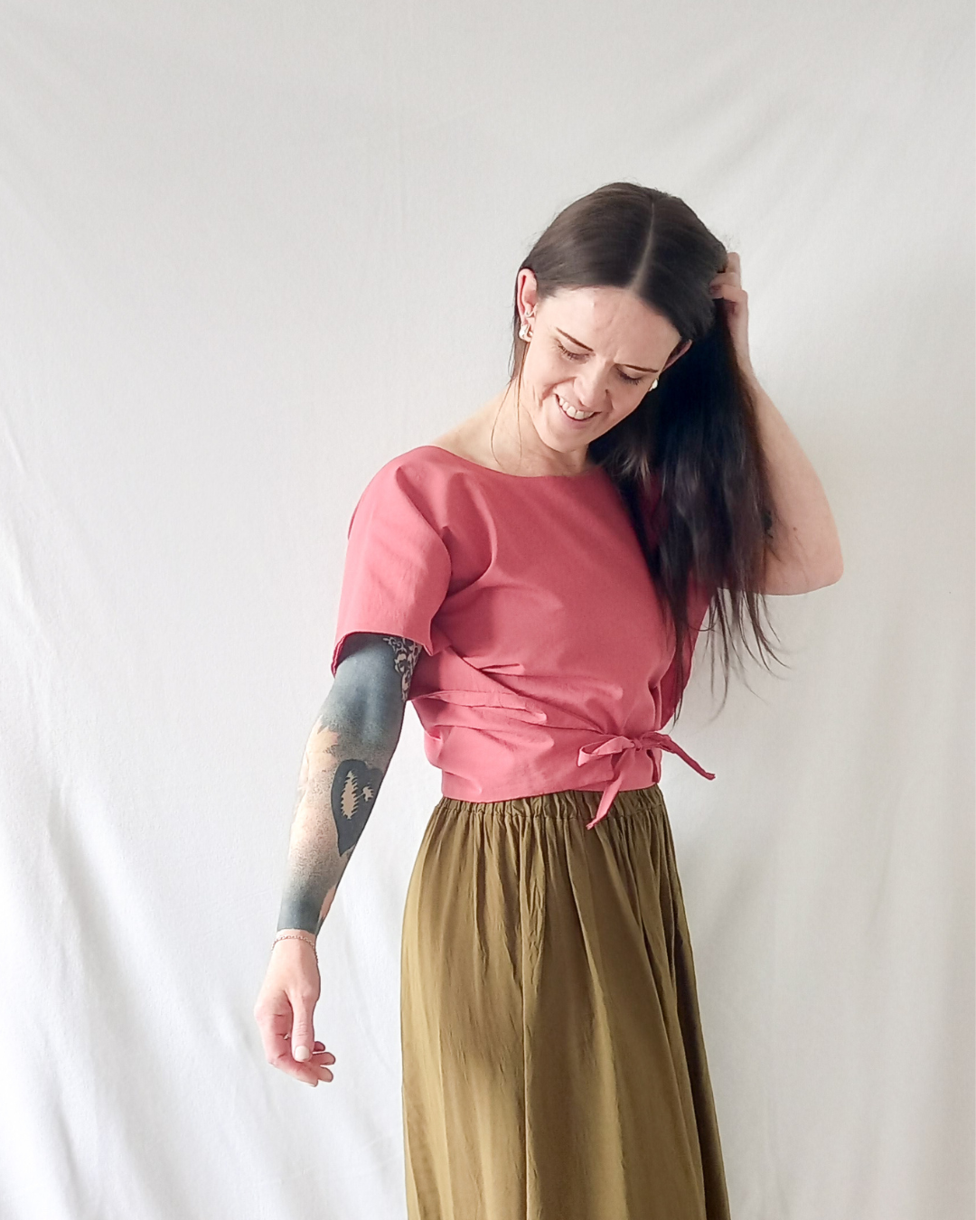 Charlie top in Blush