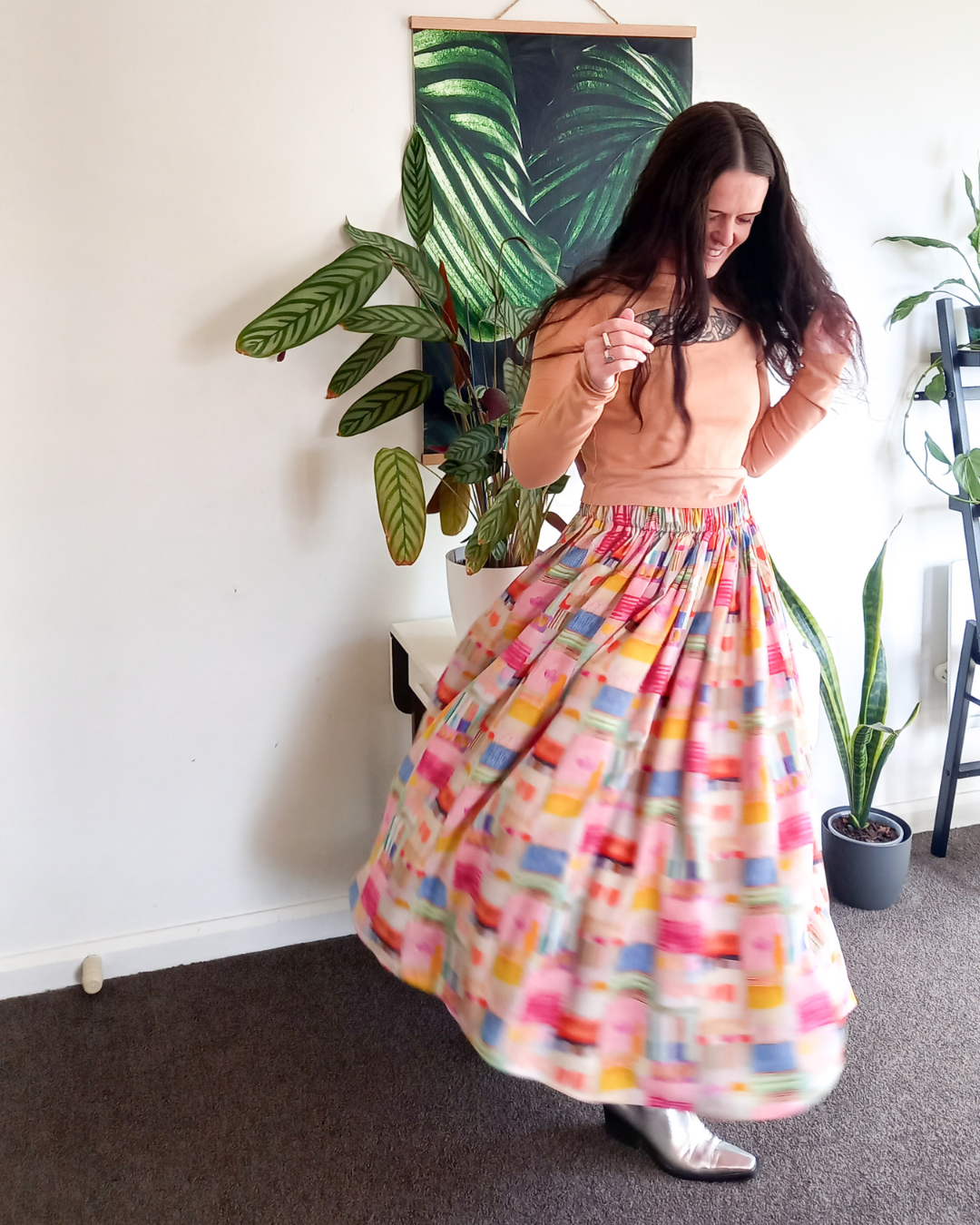 Pillar skirt in Tulip