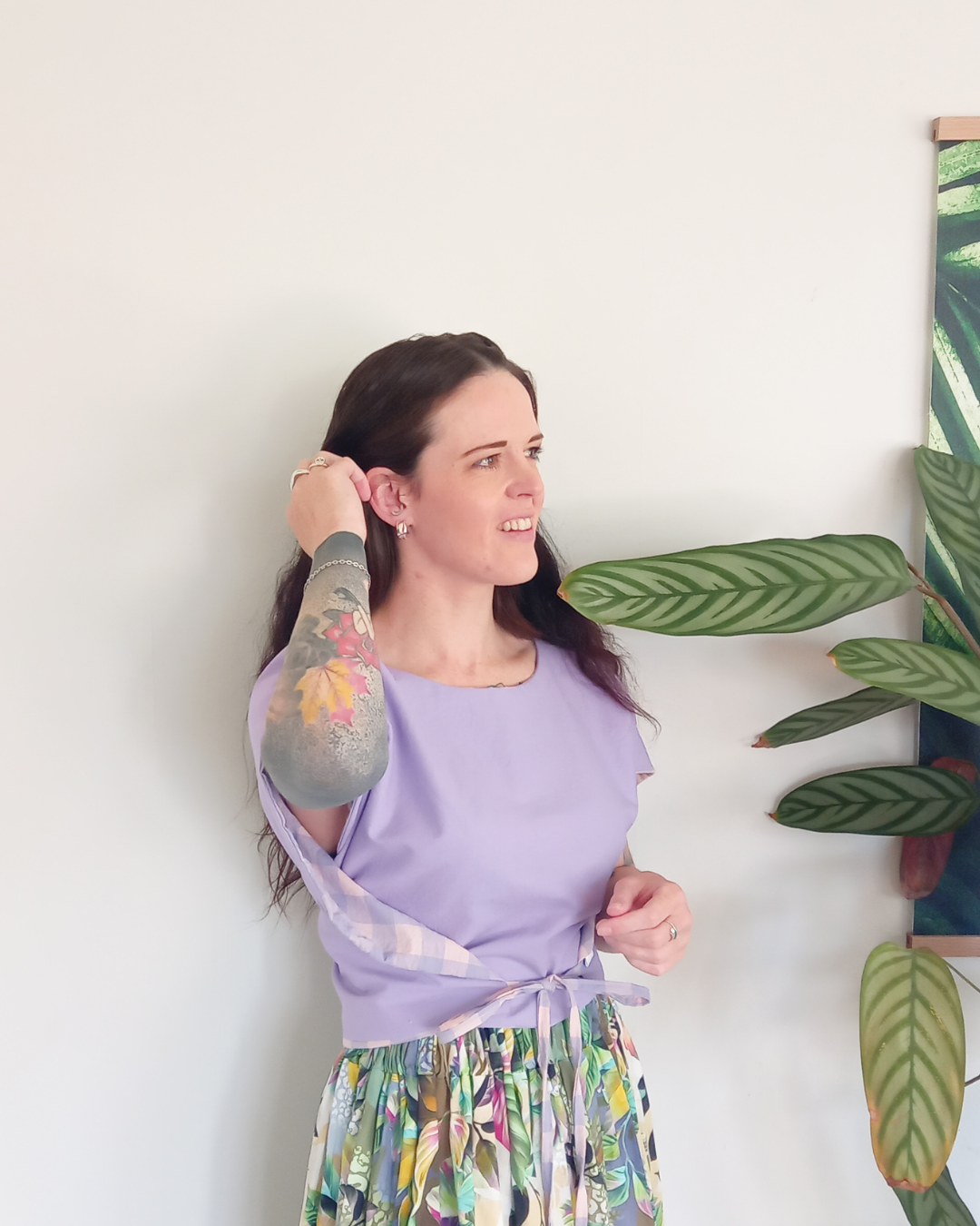 Charlie top in Purple
