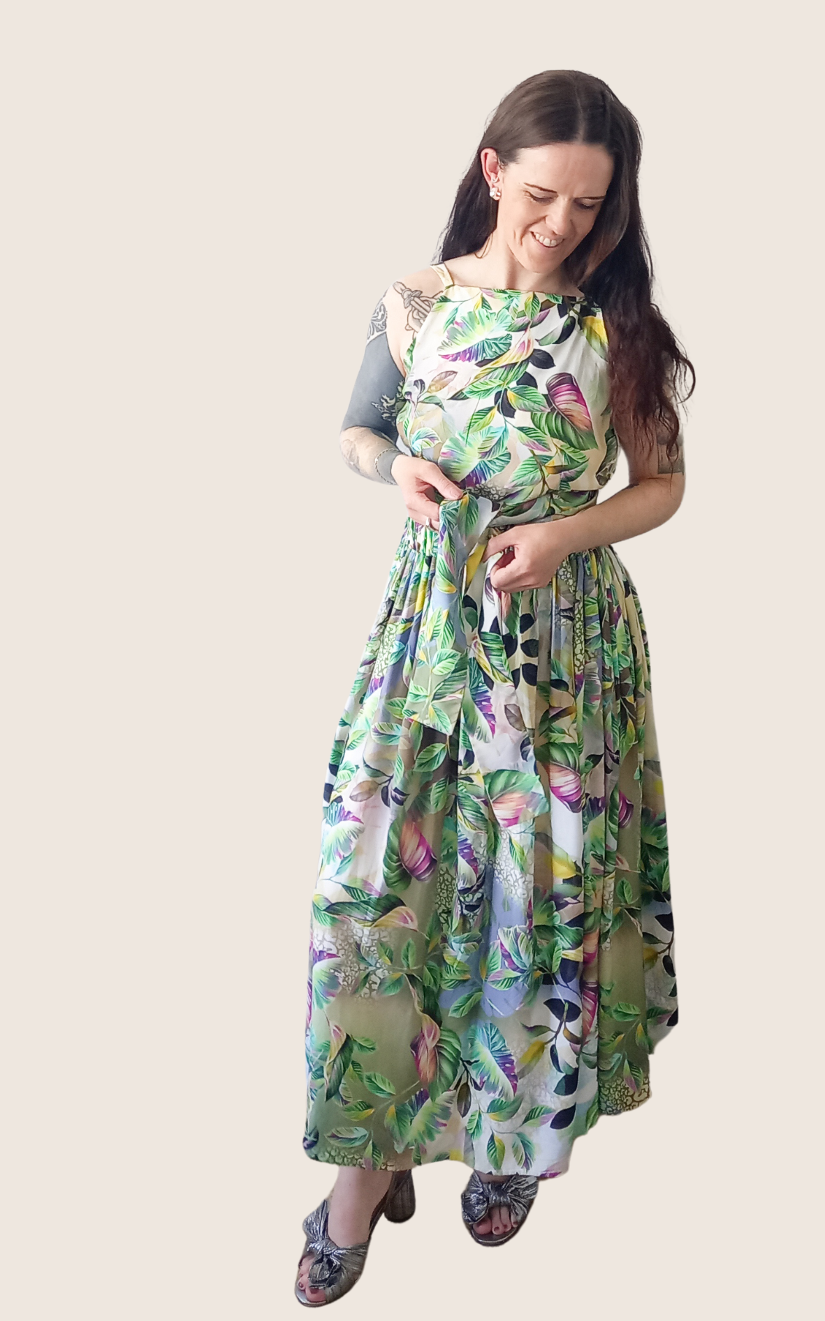 Jungle rental dress set - size S