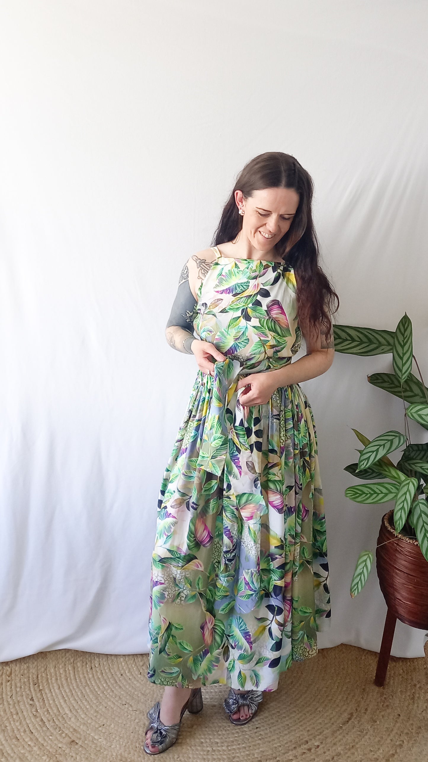 Jungle rental dress set - size S