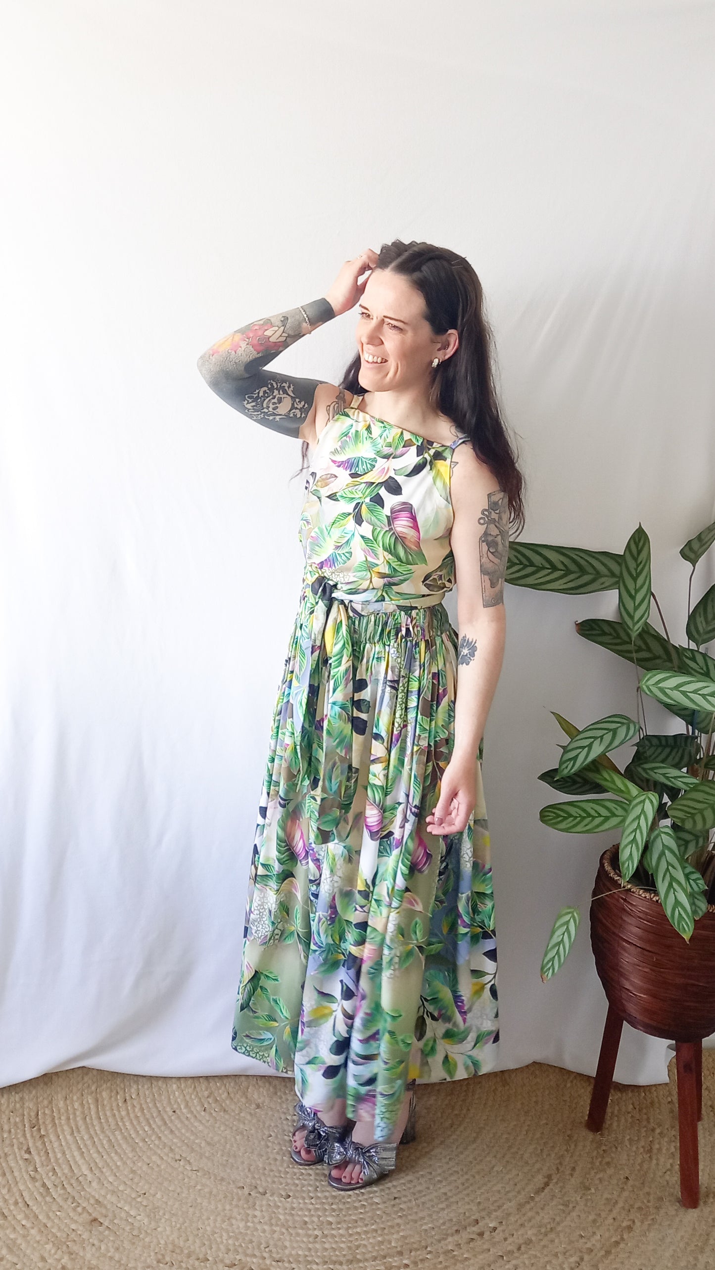 Jungle rental dress set - size S