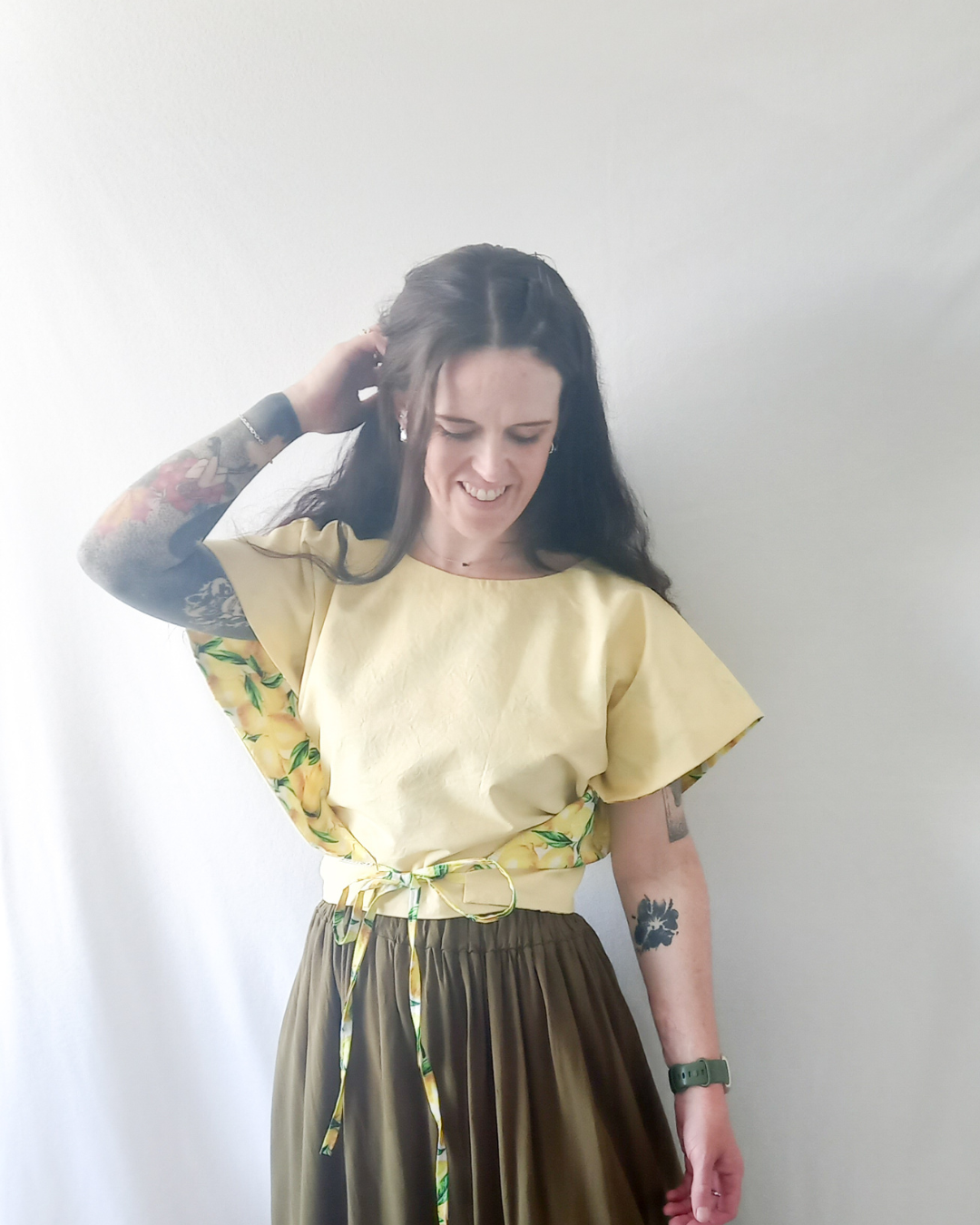 Charlie top in Lemon