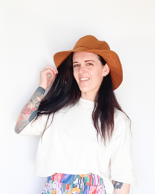 Rust women's sunhat
