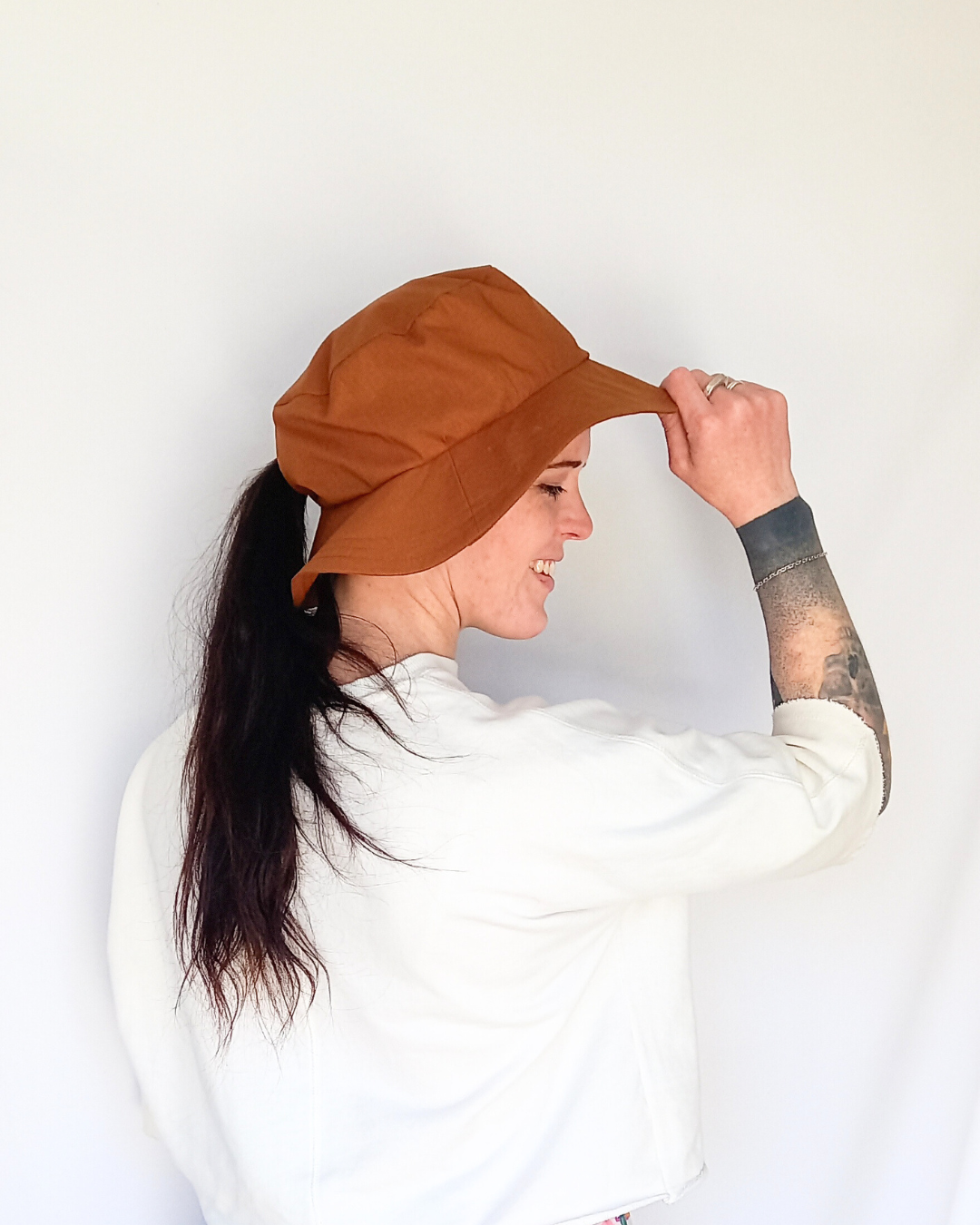 Rust women's sunhat