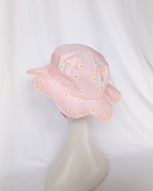 Pink daisy sunhat