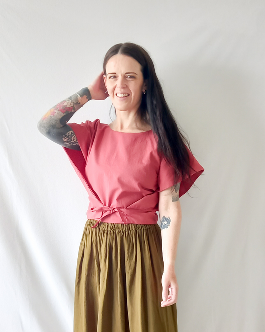 Charlie top in Blush
