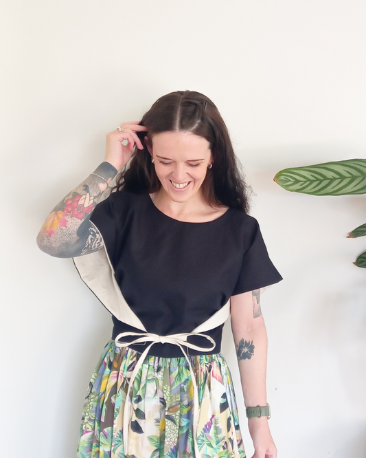 Charlie top in Black