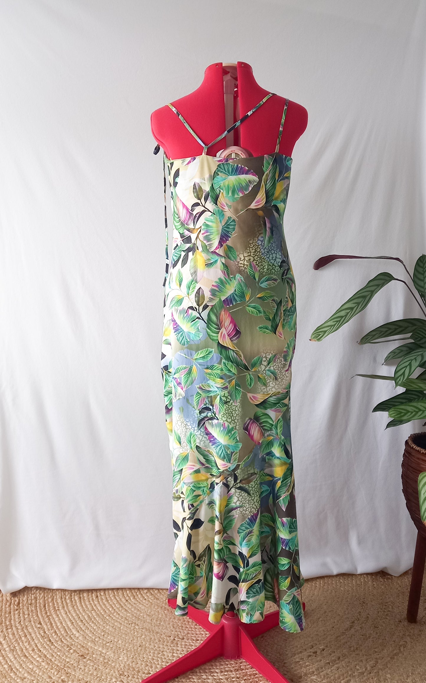 Jungle flounce rental dress - size 12