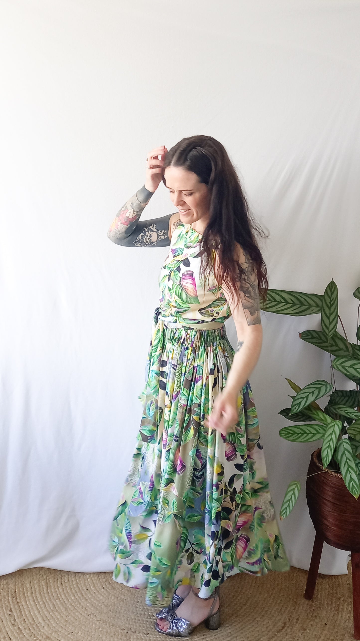 Jungle rental dress set - size S
