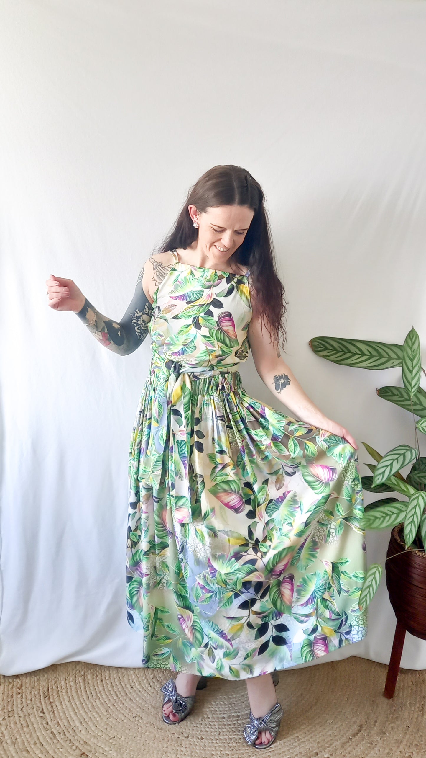 Jungle rental dress set - size S